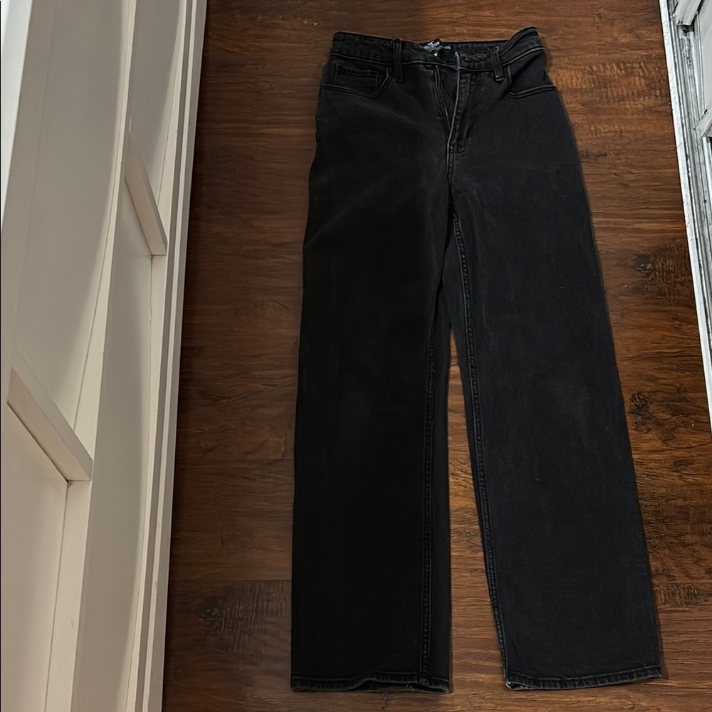 Hollister Charcoal Ultra High-Rise Jeans